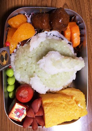 キャラ弁 仮面ライダーネクロム-レシピのメイン写真