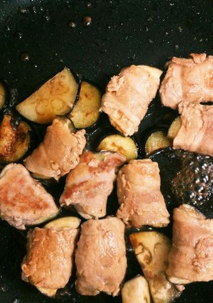 お弁当に。茄子の肉巻き-レシピのメイン写真