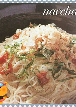 暑い日は…超簡単 叩き梅と青じその素麺♡-レシピのメイン写真