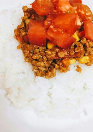 私流☆キーマ風♪トマトのドライカレー☆-レシピのメイン写真