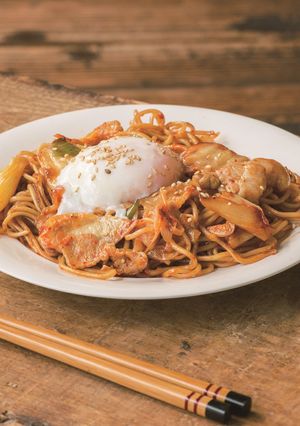 ピリ辛！うま！大磯屋豚キムチ焼そば-レシピのメイン写真