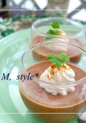 チアシードで混ぜるだけチョコバナナムース-レシピのメイン写真