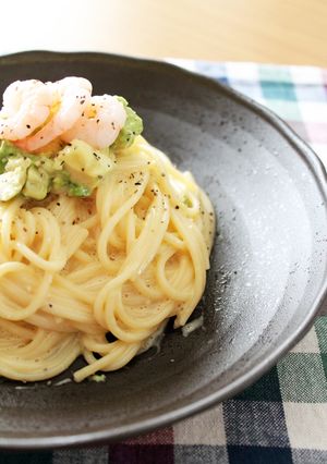 夏にピッタリ！たまごかけパスタ-レシピのメイン写真
