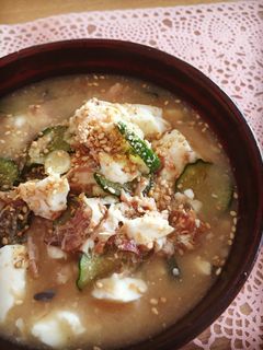 夏にぴったり☆鯖缶冷や汁-レシピのメイン写真