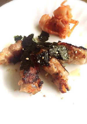おつまみ・お弁当にも☆豚肉のキムチ巻き♪-レシピのメイン写真