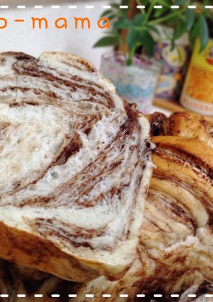 甘くて美味しい♡チョコマーブルミニ食パン-レシピのメイン写真