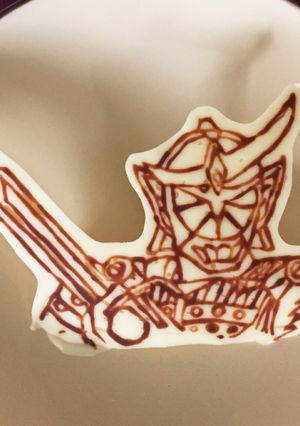 キャラチョコプレート 仮面ライダーガイム-レシピのメイン写真