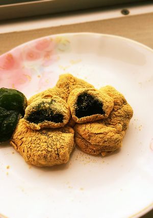 片栗粉と青汁でわらび餅-レシピのメイン写真