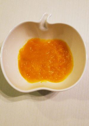 離乳食・初期 ＊甘いかぼちゃペースト＊-レシピのメイン写真