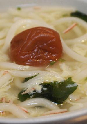 ツワリの時にも♡簡単さっぱり梅うどん-レシピのメイン写真