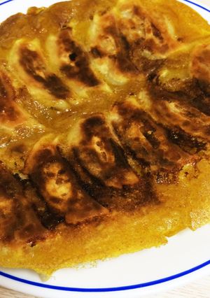王将の生餃子で☆カレー味羽付き餃子-レシピのメイン写真