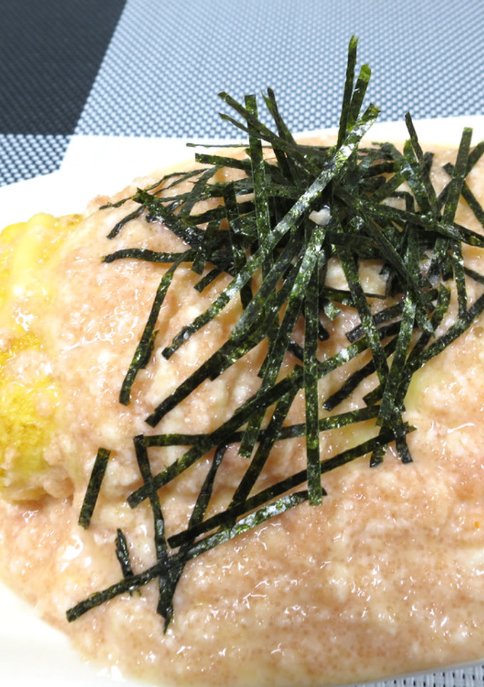 【旨い！】明太子チーズソースの厚焼き卵♪-レシピのメイン写真