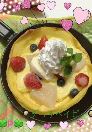 スキレットでダッチベイビー-レシピのメイン写真