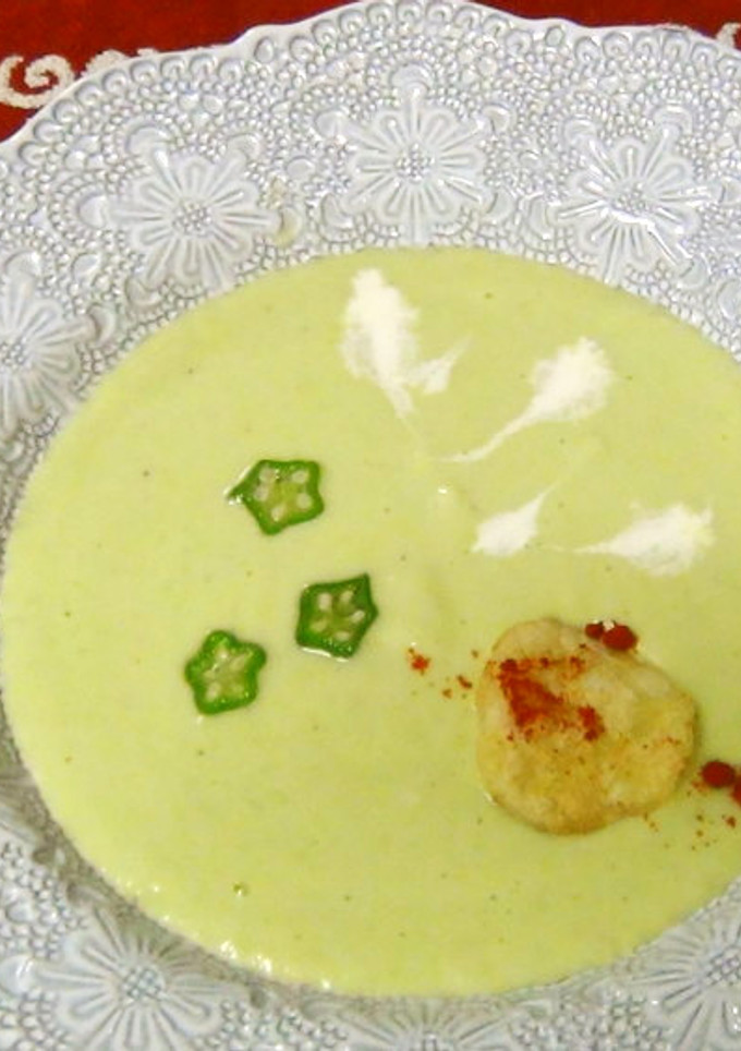枝豆とさつまいもの冷たいポタージュ-レシピのメイン写真