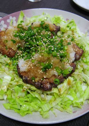 揚げ豚ロースのあっさりおろしのせ-レシピのメイン写真