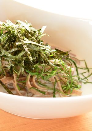 たらこミルクスープのそばパスタ-レシピのメイン写真