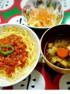ケチャップでミートソース-レシピのメイン写真