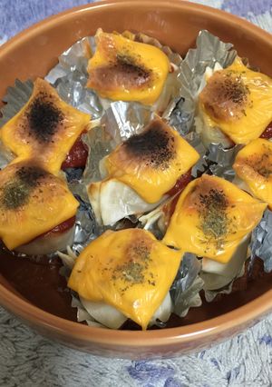 一口 Pizza Gyoza-レシピのメイン写真