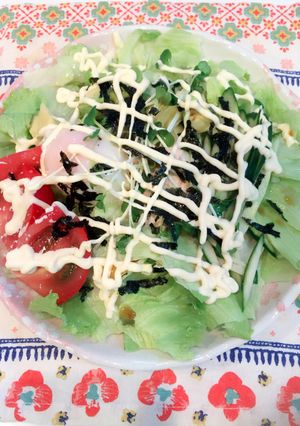 簡単サラダうどん-レシピのメイン写真