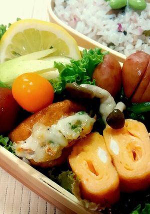 魚河岸揚げでお弁当メインメニュー-レシピのメイン写真