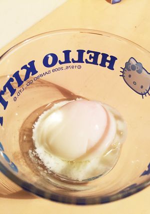簡単に作れる温泉たまご-レシピのメイン写真