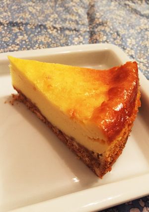 簡単！ミキサーで濃厚ベイクドチーズケーキ-レシピのメイン写真