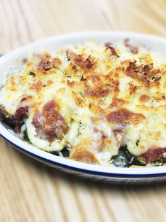 ズッキーニとナスとコンビーフのチーズ焼き-レシピのメイン写真
