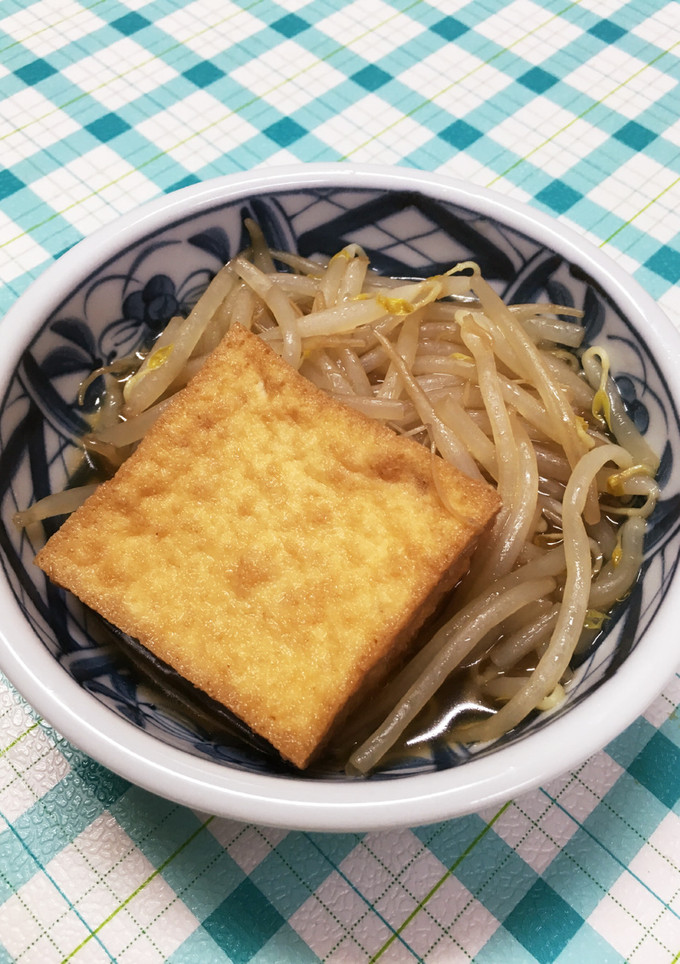 もやしと厚揚げの麺つゆウェイパー煮-レシピのメイン写真