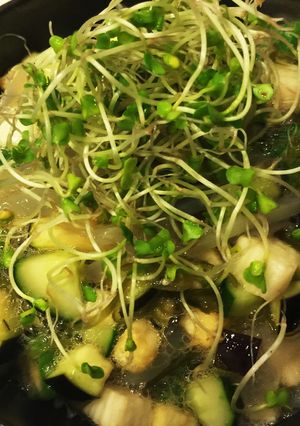 夏野菜たっぷり冷汁風ねばねば丼-レシピのメイン写真