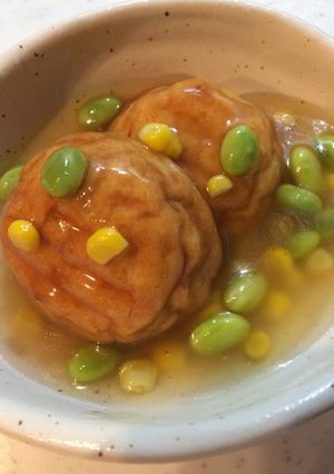 白だし餡の魚河岸あげ-レシピのメイン写真