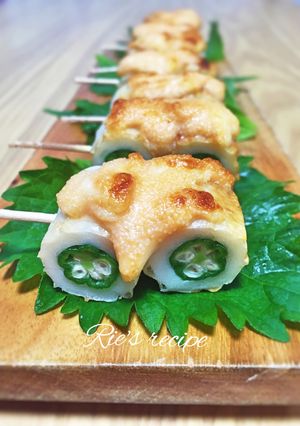 おつまみ♡オクラの明太子マヨチーズ焼き♡-レシピのメイン写真