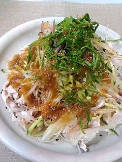 豚しゃぶのたっぷり薬味のっけサラダ♪-レシピのメイン写真