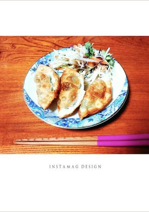 大葉・チーズ入り揚げ餃子-レシピのメイン写真