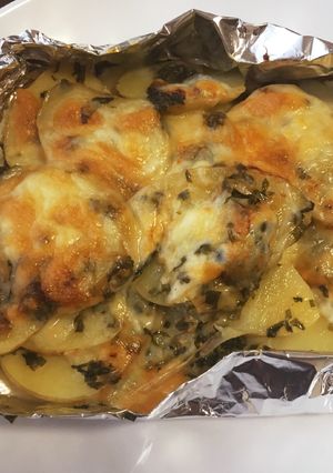 ポテトの大葉味噌とチーズ焼き-レシピのメイン写真