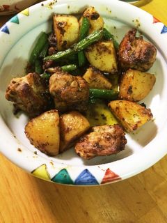 鶏とジャガイモのカレー風味マヨ炒め-レシピのメイン写真