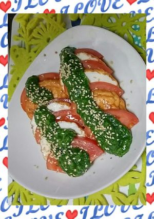 紀文⚓魚河岸あげDe和カプレーゼ仕立て♥-レシピのメイン写真