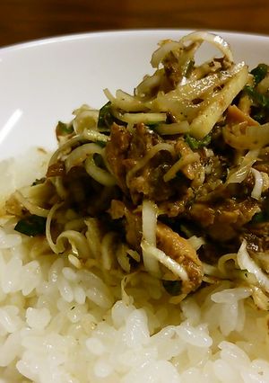缶詰めイワシのっけご飯。-レシピのメイン写真