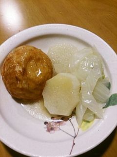 魚河岸あげと長芋と白菜さっぱりレンジ煮物-レシピのメイン写真