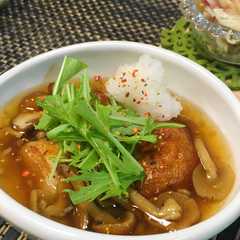 รูปของ 魚河岸あげと長芋のきのこあんかけ