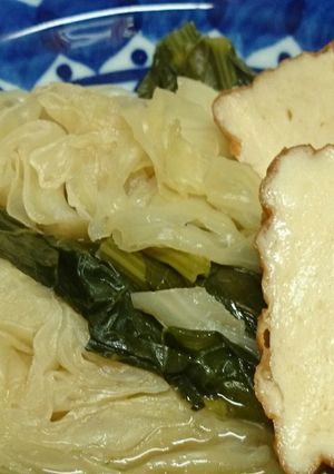 魚河岸あげと野菜の煮物-レシピのメイン写真