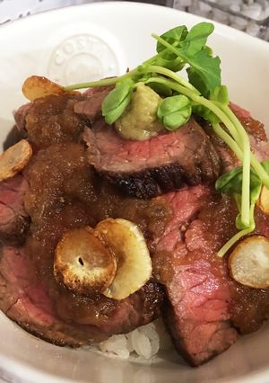 ジップロックde美味しいローストビーフ丼-レシピのメイン写真