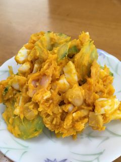 ほんのり甘い♡簡単かぼちゃサラダ-レシピのメイン写真