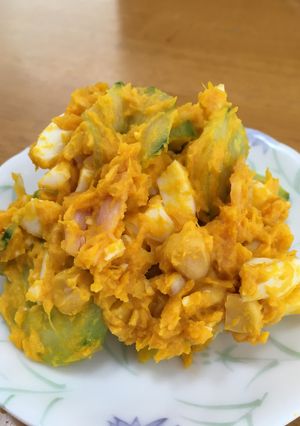 ほんのり甘い♡簡単かぼちゃサラダ-レシピのメイン写真