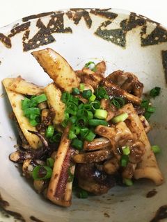 酒の肴に、簡単イカワタ炒め-レシピのメイン写真