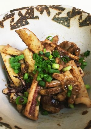 酒の肴に、簡単イカワタ炒め-レシピのメイン写真