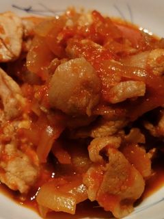 トマトしょうが焼き-レシピのメイン写真