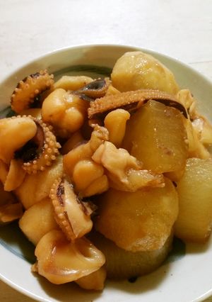 イカ大根♪里芋プラス♪基本の煮もの♪-レシピのメイン写真