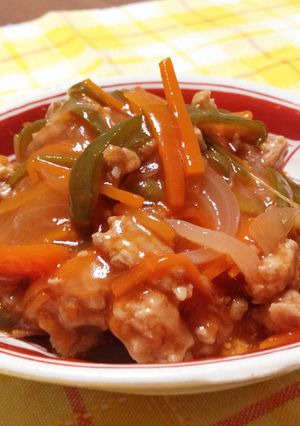 簡単♬魚河岸あげのがっつり甘酢餡かけ☆-レシピのメイン写真