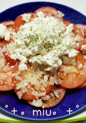 ＊トマトとカッテージチーズのサラダ＊-レシピのメイン写真