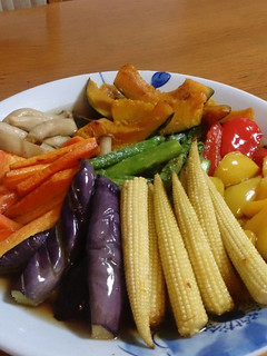 夏野菜の揚げびたし-レシピのメイン写真